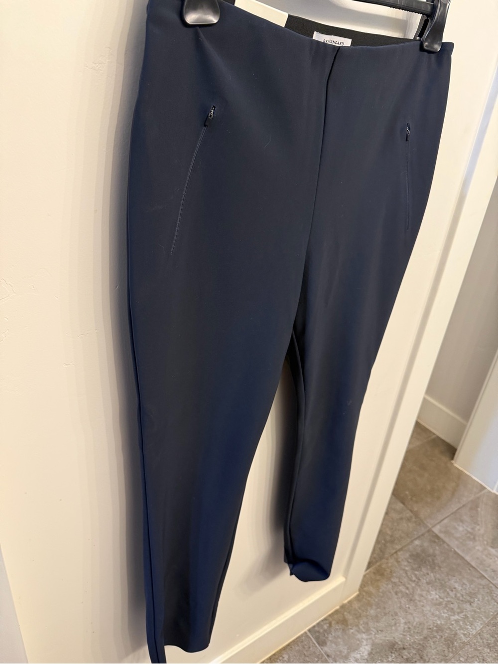NWT Banana Republic BR Standard Navy High Rise Skinny Pants Size 12